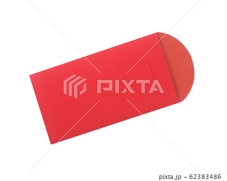 Red envelope on white background 62383486