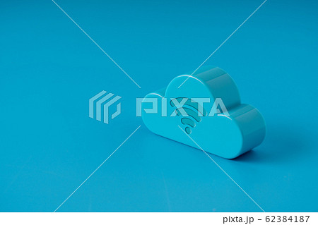 Cloud technology icon on colorful & creative Cloud technology icon on colorful & creative 62384187