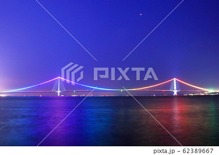 明石海峡大橋と火星 62389667