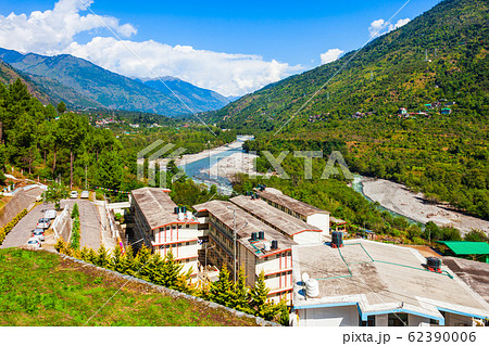 Himalaya mountains panoramic landscape, India 62390006