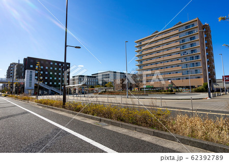 つくばエクスプレス 柏たなか駅 西口風景<千葉県柏市2020年2月> つくばエクスプレス 柏たなか駅 西口風景<千葉県柏市2020年2月> 62392789