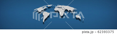 World map on classic blue background. World map on classic blue background. 62393375