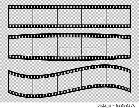 Set of classical 35 mm film strip. Set of classical 35 mm film strip. 62393376