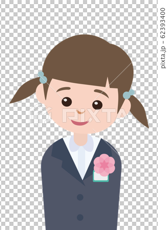 一個女孩帶著微笑 62393400