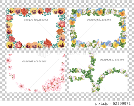 Floral postcard set 62399971