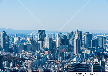 新宿副都心の街並み 都市風景 （東京都） 2020年2月の写真素材 [62400030] - PIXTA