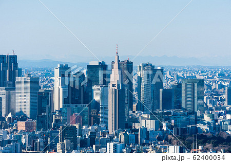 新宿副都心の街並み 都市風景 （東京都） 2020年2月 62400034
