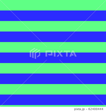 黄緑と鮮やかな青のボーダー柄の背景のイラスト素材