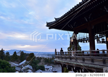 東大寺二月堂からの夕陽 東大寺二月堂からの夕陽 62400465