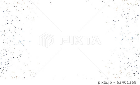 Cgパーティクル 輪になって広がるトライアングルの紙吹雪のイラスト素材