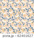 trendy 2020 fabric vintage colors seamless pattern, daisy vector background 62401627