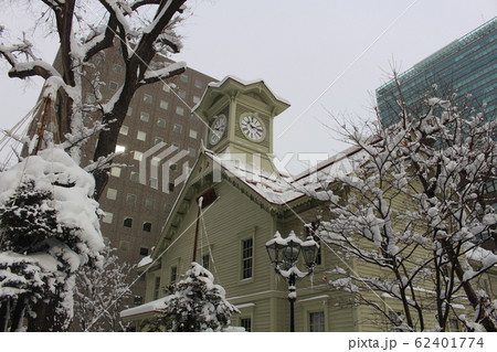 雪の時計台 札幌 北海道 雪の時計台 札幌 北海道 62401774