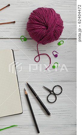 Background with knitting tools and accessories for Background with knitting tools and accessories for 62404472