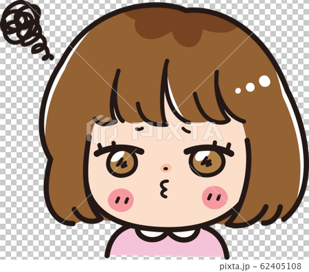 不満がある女の子 不満がある女の子 62405108