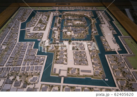 高槻城内の再現模型 62405620