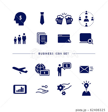 BUSINESS ICON SET 62406325