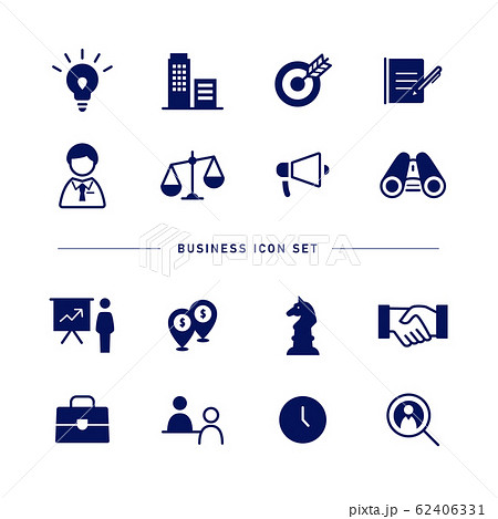 BUSINESS ICON SET 62406331