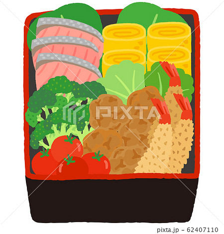 重箱のお弁当　おかず 62407110