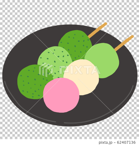 三色餃子和代木餃子日本甜點 62407136