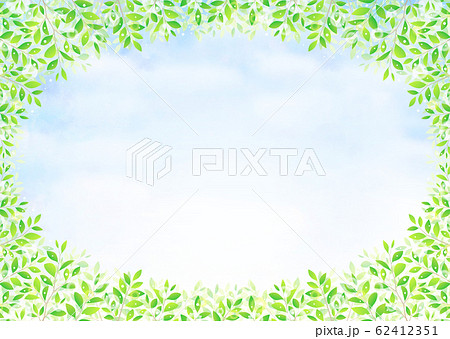 背景素材 木の葉のイラスト素材
