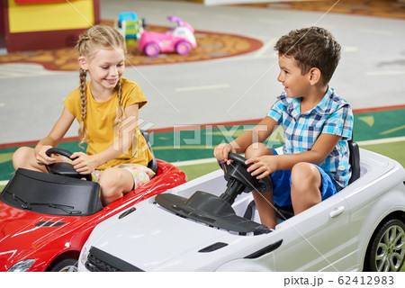 Cute little boy and girl in kindergarten. 62412983