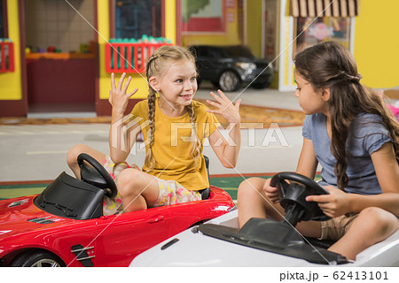 Happy kids having fun indoor. 62413101