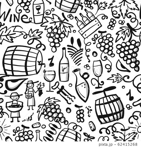 Winery, seamless pattern for your design Winery, seamless pattern for your design 62415268