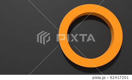 オレンジ 丸 フレーム 背景素材 オレンジ 丸 フレーム 背景素材 62417201