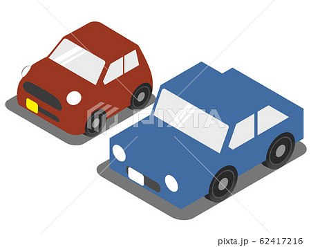 軽自動車と普通車 62417216