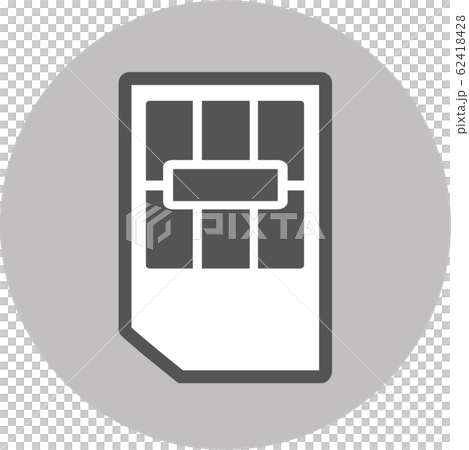 シムカード　アイコン 62418428