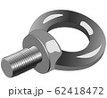 Drawing of a bolt on a white background, vector 62418472