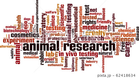 Animal research word cloud 62418634