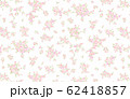 シームレス　手描きバラ 62418857