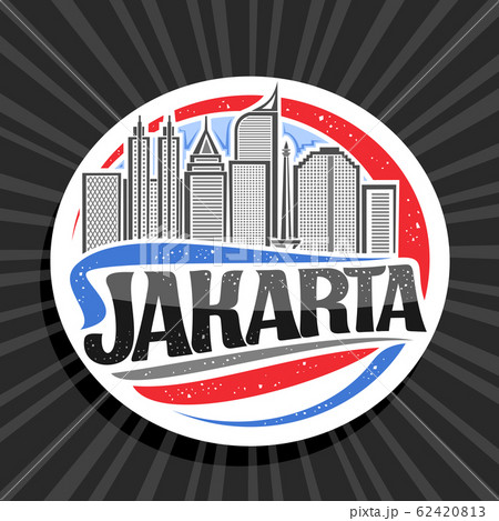 Vector logo for Jakarta 62420813