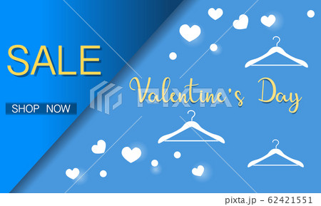 Valentine's Day Sale Shopping Purchase hangers 62421551