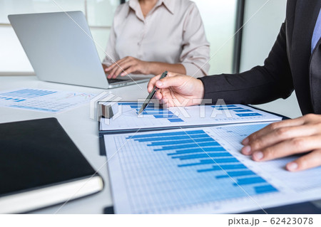Executive business woman team brainstorming on Executive business woman team brainstorming on 62423078