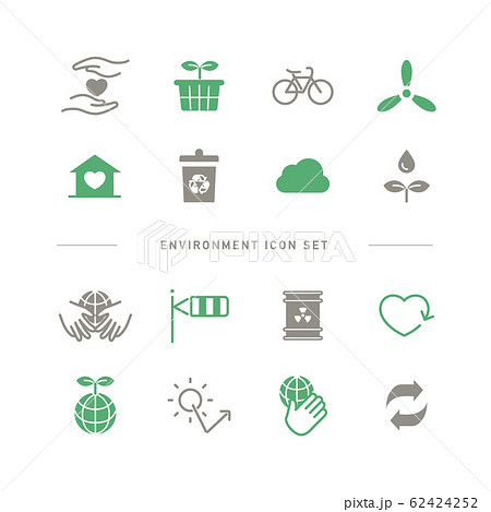 ENVIRONMENT ICON SET ENVIRONMENT ICON SET 62424252