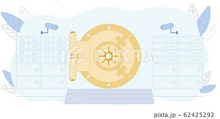 Bank Money Vault and Private Deposit Boxes Room. Bank Money Vault and Private Deposit Boxes Room. 62425292