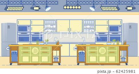 TV Culinary Show Studio with Equipped Kitchens. TV Culinary Show Studio with Equipped Kitchens. 62425981