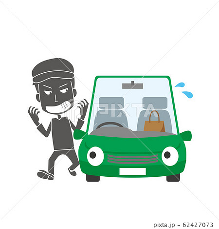 車　盗難　施錠　強盗　車上荒らし　車泥棒 62427073