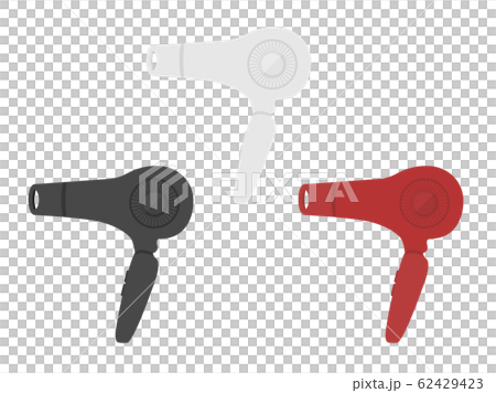 ヘアドライヤーのイラスト 62429423