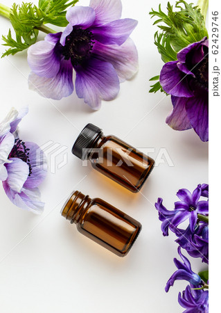 植物とアロマオイル　アロマテラピーイメージ画像 62429746