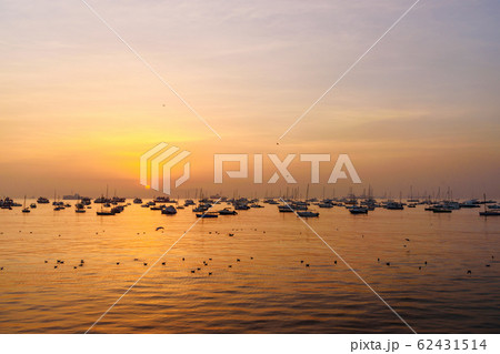 Fisherman boats in water of Arabian Sea on 62431514