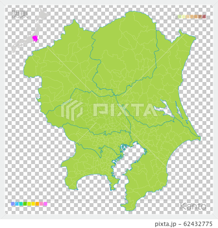 Map of Kanto, Kanto (green) 62432775