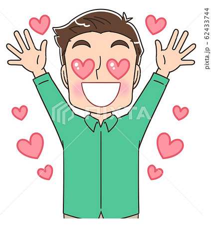 男性 父 おじさん マンガ アニメ イラスト 私服 カジュアルのイラスト素材