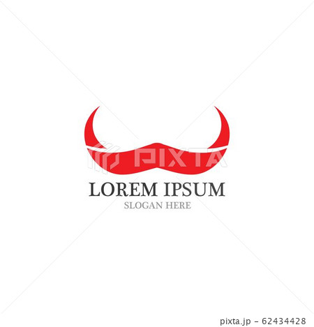 Bull horn logo and symbols template icons 62434428