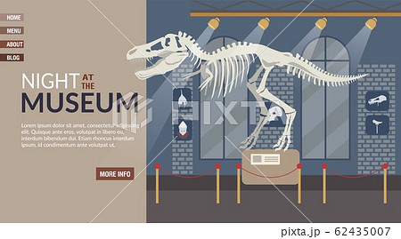 Landing Page Inviting to Cultural Event at Museum 62435007