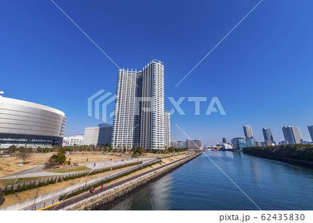東雲運河と豊洲6丁目公園の風景 62435830