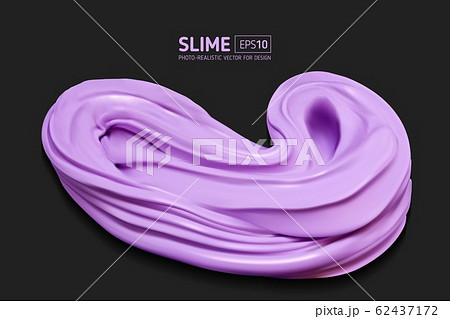 purple realistic slime on a black background purple realistic slime on a black background 62437172