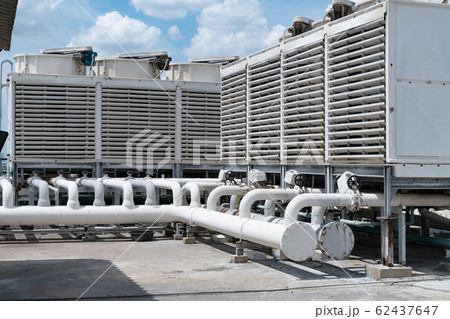 cooling towers unit on the roof 62437647
